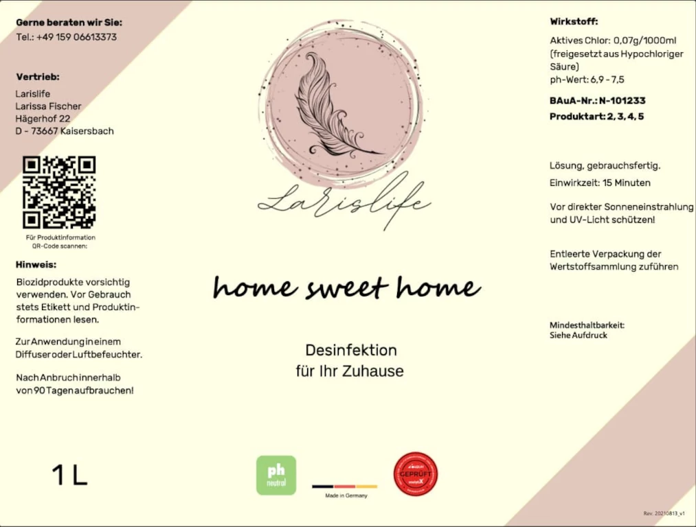 home sweet home 1 L